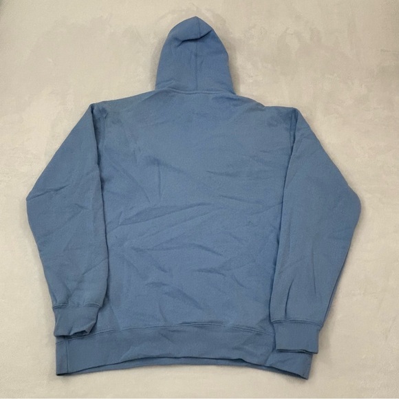 North Carolina NC Tar Heels Powder Blue Embroidered Logo Hoodie Sweatshirt Mens - Picture 9 of 14